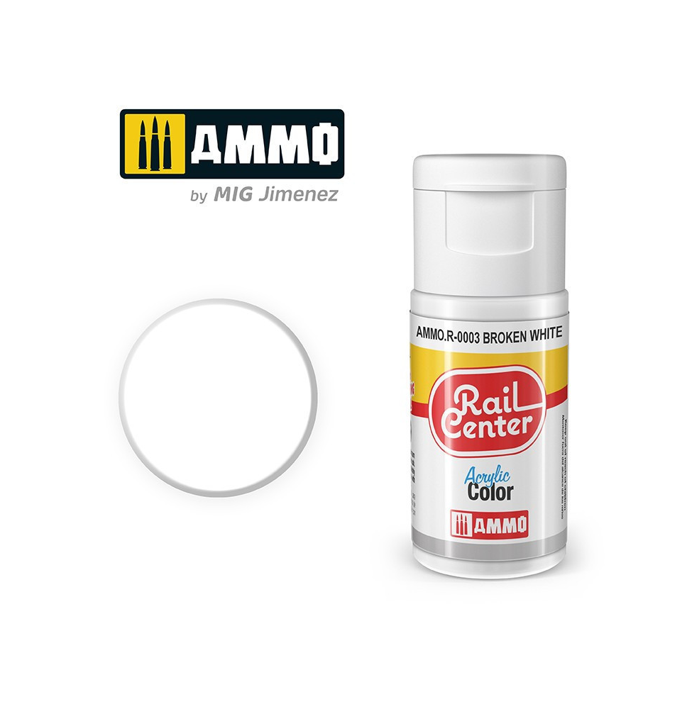 Peinture Acrylique Rail Center 15ml - R-0003 Teintes spécial modélisme ferroviaire - Ammo MIG