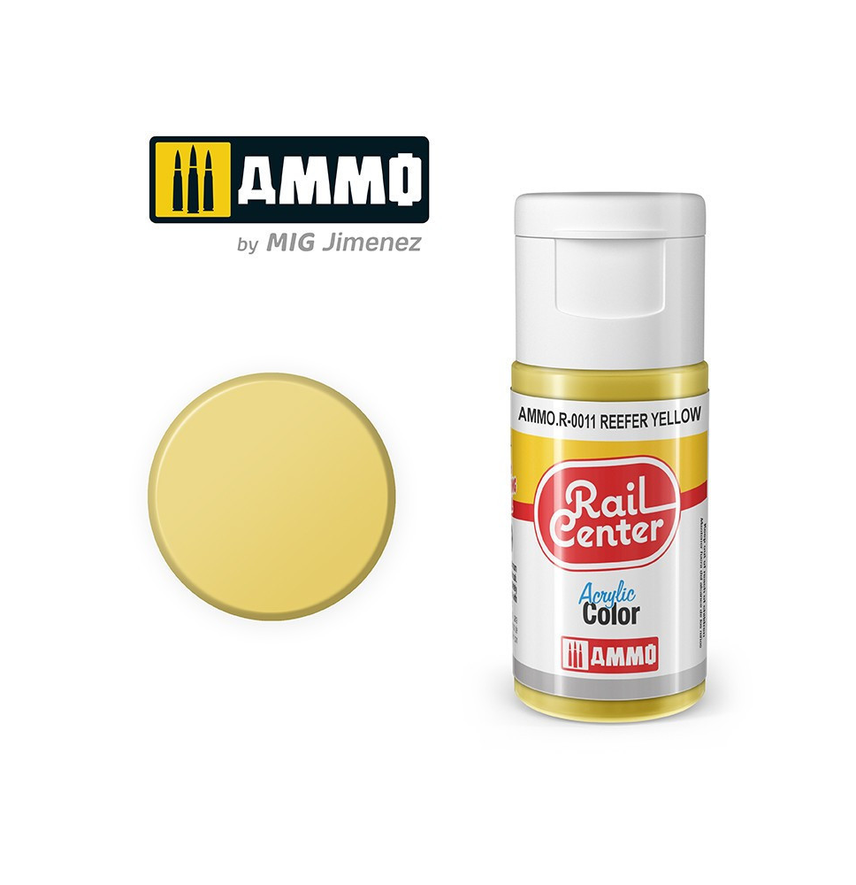 Peinture Acrylique Rail Center 15ml - R-0011 Teintes spécial modélisme ferroviaire - Ammo MIG