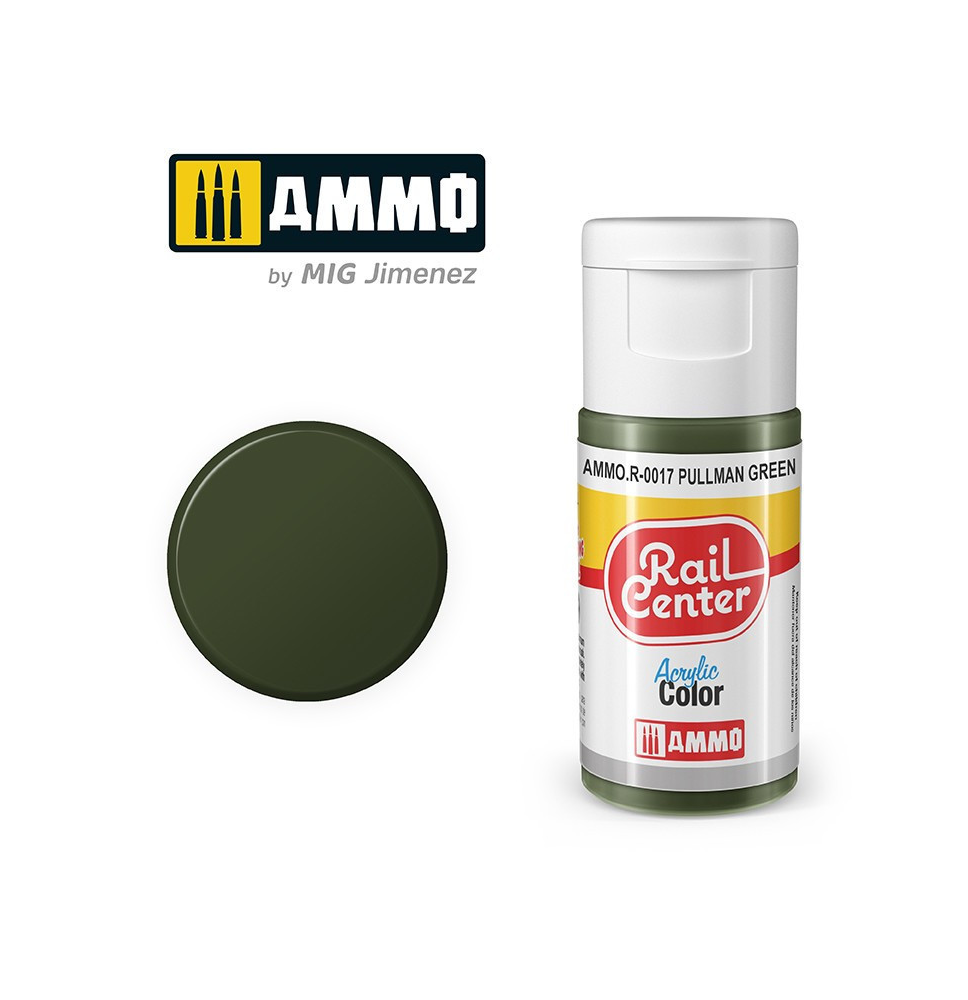 Peinture Acrylique Rail Center 15ml - R-0017 Teintes spécial modélisme ferroviaire - Ammo MIG