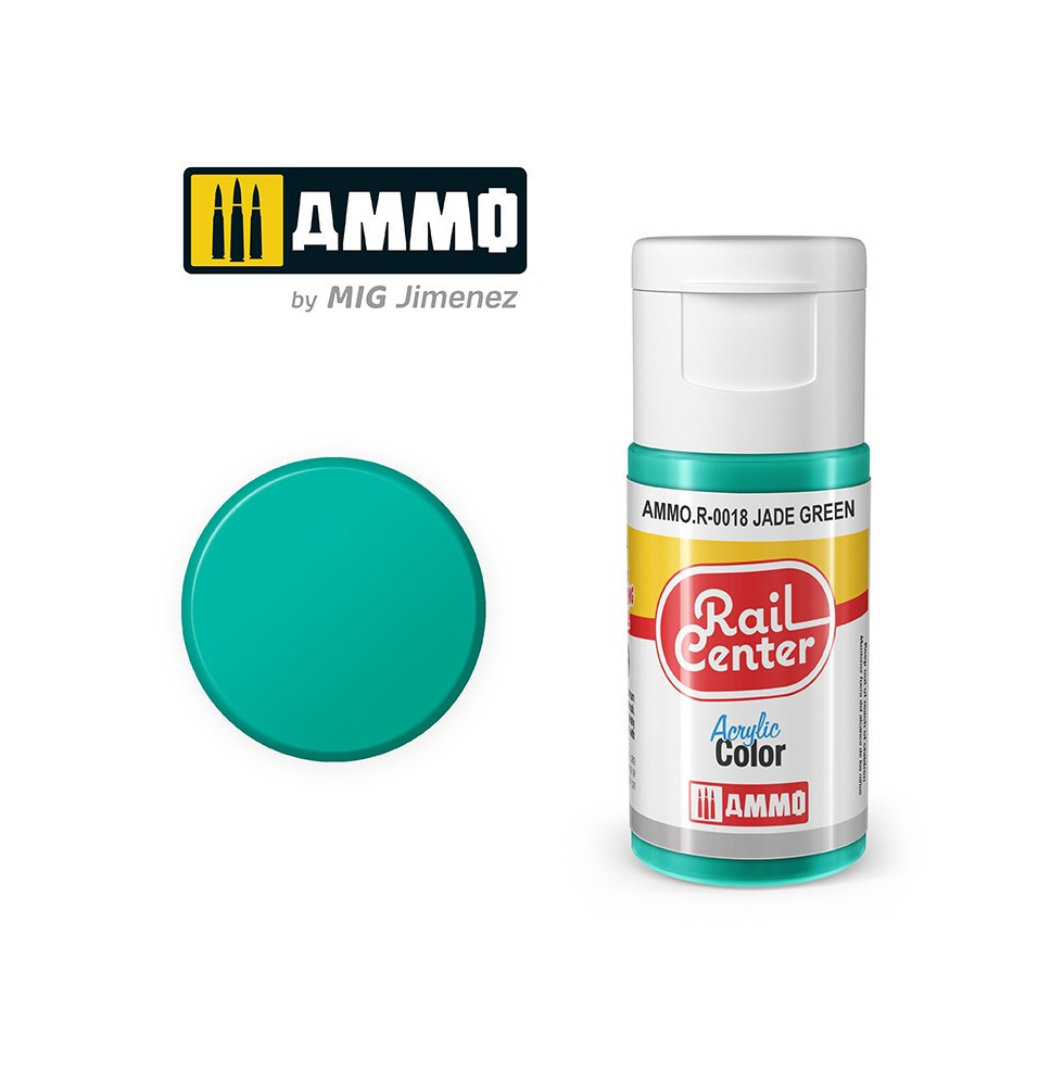Peinture Acrylique Rail Center 15ml - R-0018 Teintes spécial modélisme ferroviaire - Ammo MIG