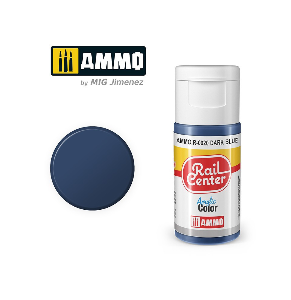 Peinture Acrylique Rail Center 15ml -R-0020 Teintes spécial modélisme ferroviaire - Ammo MIG
