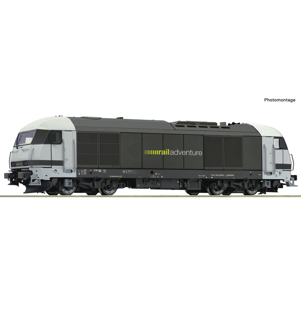 ROCO 7310036 - Locomotive diesel 2016 902-5, RailAdventure