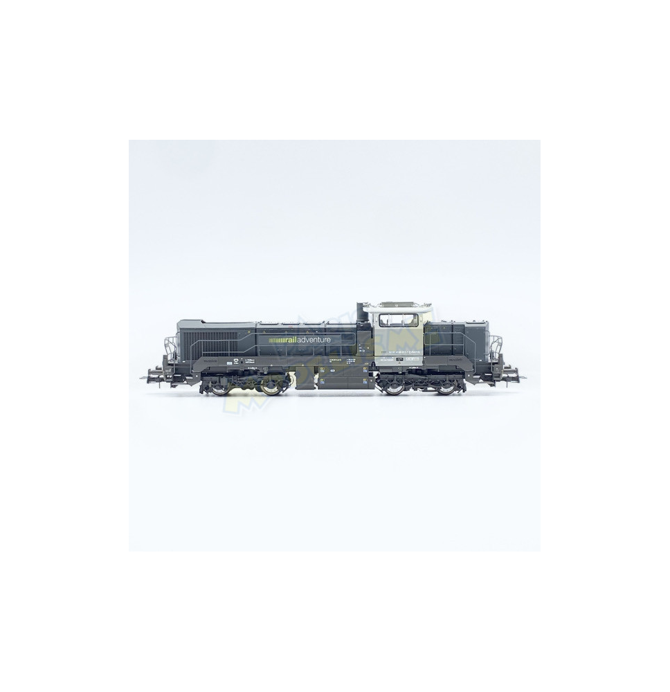 RIVAROSSI HR2921S Locomotive diesel Vossloh DE18, livrée noire/grise, RailAdventure, DCC Sound