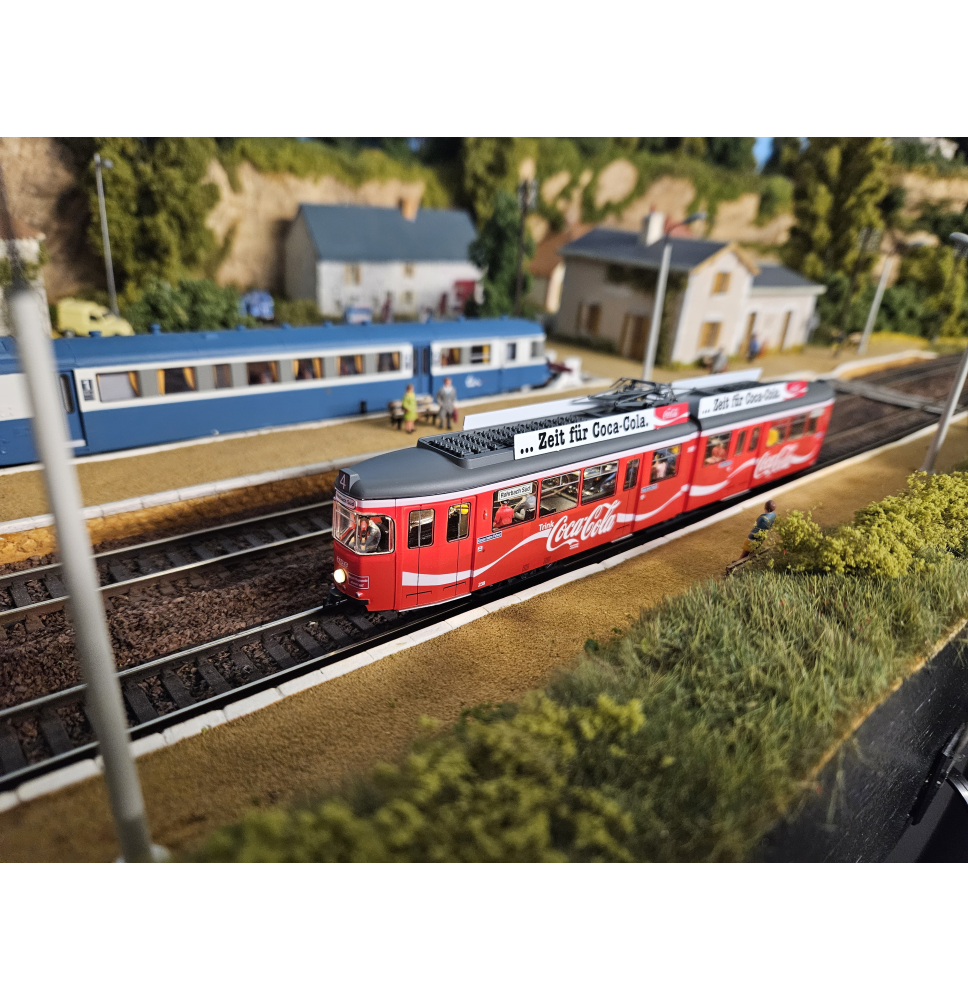 RIVAROSSI TRAMWAY COCA-COLA digital sonore HR2861HM (éclairage intérieur, figurines)