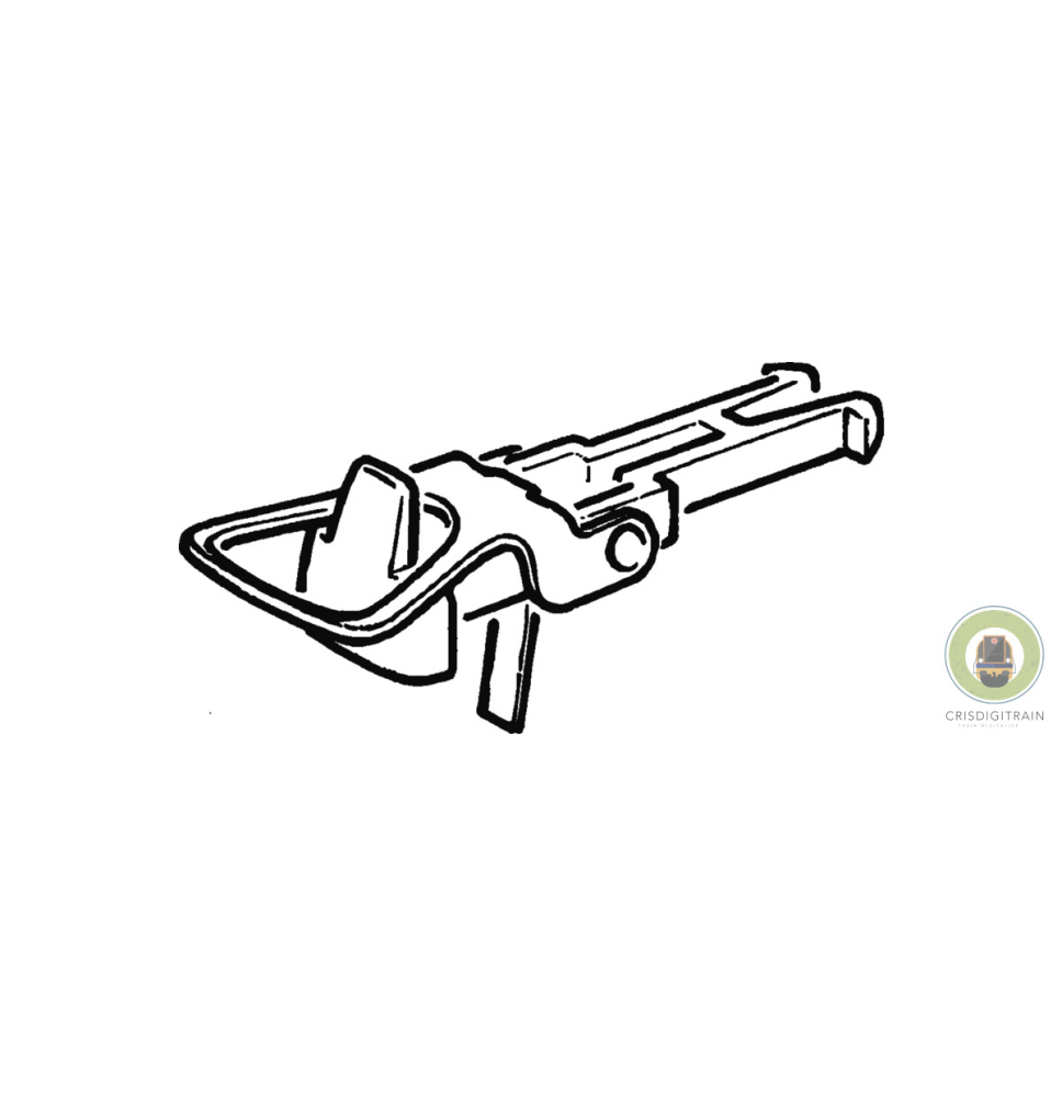 ATTELAGE A BOUCLE ROCO (la paire) Réf 40243 Accouplement D-link standard