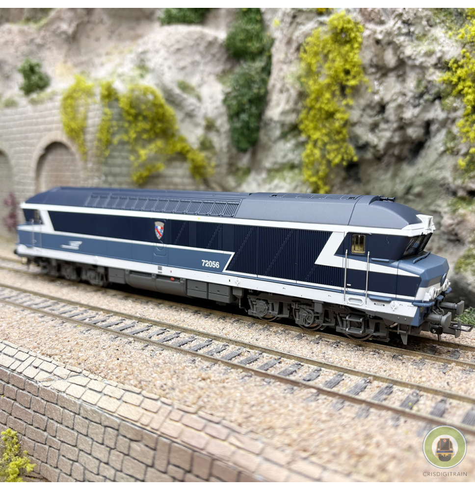 JOUEF Diesel CC 72056, "La Bourboule", logo Casquette, SNCF, Ep. V - HJ2621S - HO 1/87