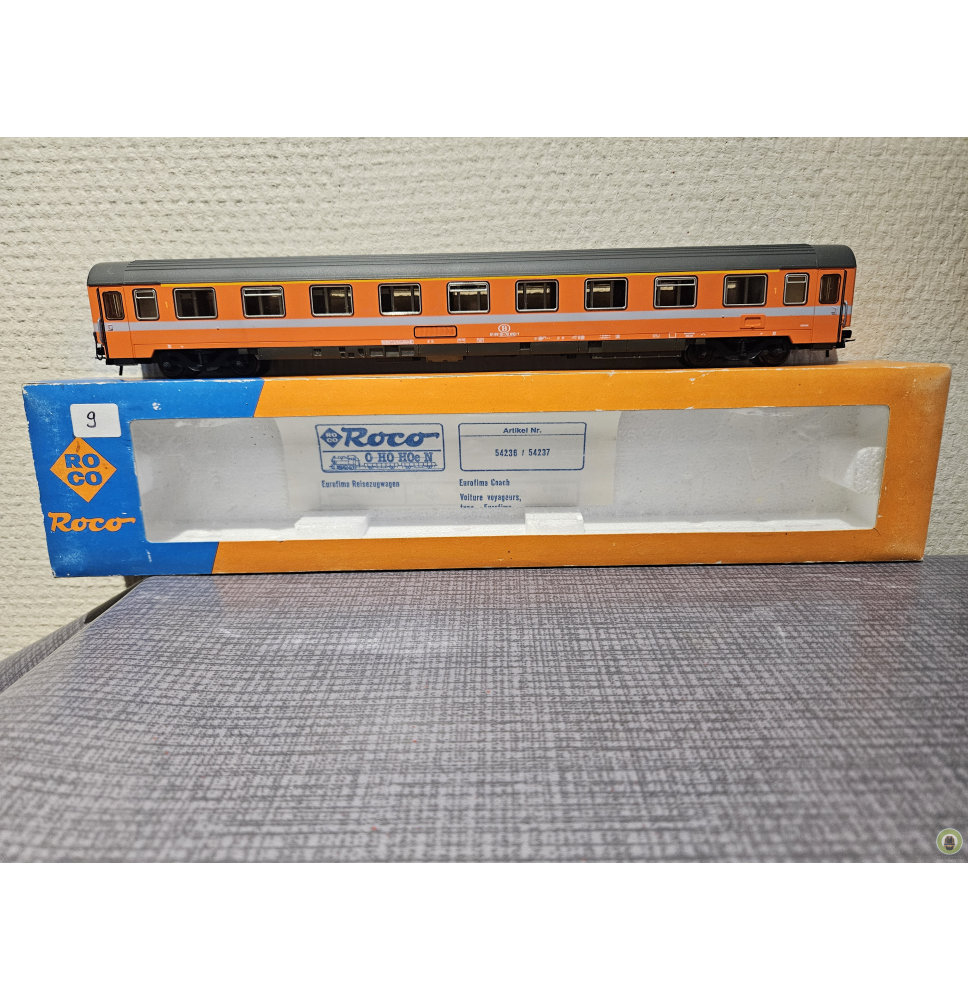 ROCO 54236F Voiture voyageurs 1re classe SNCB, échelle 1:87, emballage d'origine