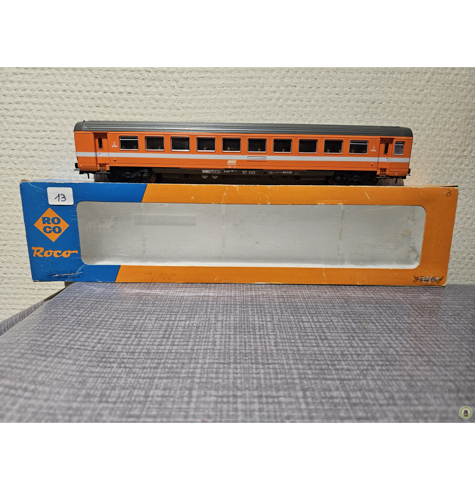 ROCO H0 4275B Voiture voyageurs 2ème classe, neuve en boîte d'origine