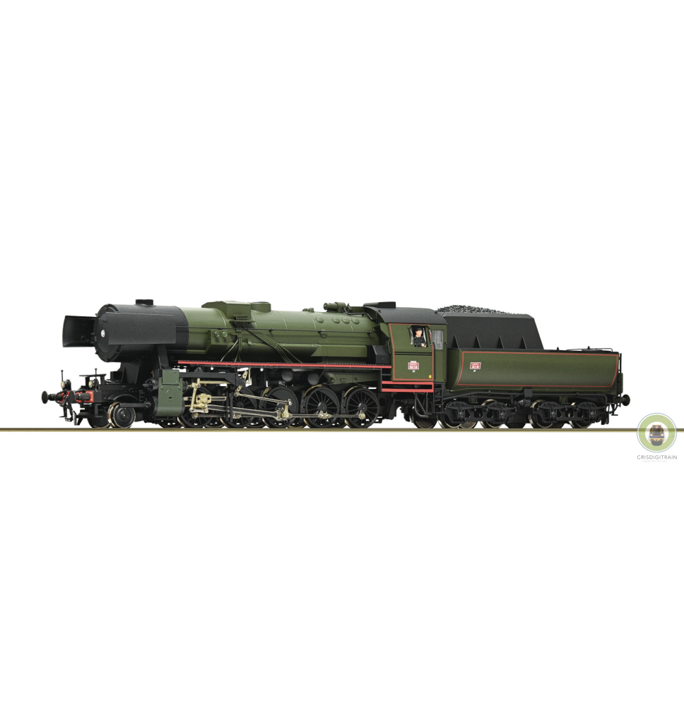 Roco 7110038 Locomotive à vapeur 150.Y.16, SNCF, digitale sonore