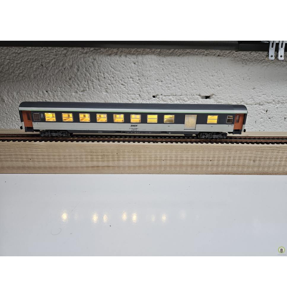 JOUEF 5363 HO Voiture - Voyageurs Corail SNCF Type Vu 2e C (ECLAIRAGE TACTILE)