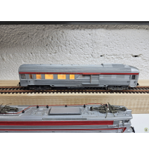 JOUEF FOURGON TEE (éclairage tactile) HO FEUX DE CONVOI (tactile)