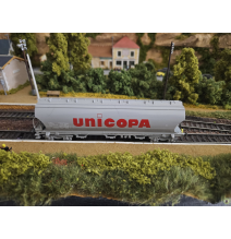 JOUEF X3 WAGONS CEREALIER UNICOPA (dont 1 feux de convoi éclairage tactile on-off)