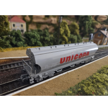 JOUEF X3 WAGONS CEREALIER UNICOPA (dont 1 feux de convoi éclairage tactile on-off)