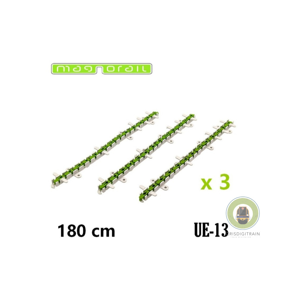 Set d'extension (3 x 60 cm) Chaine 3ème génération pour système Magnorail UE-13