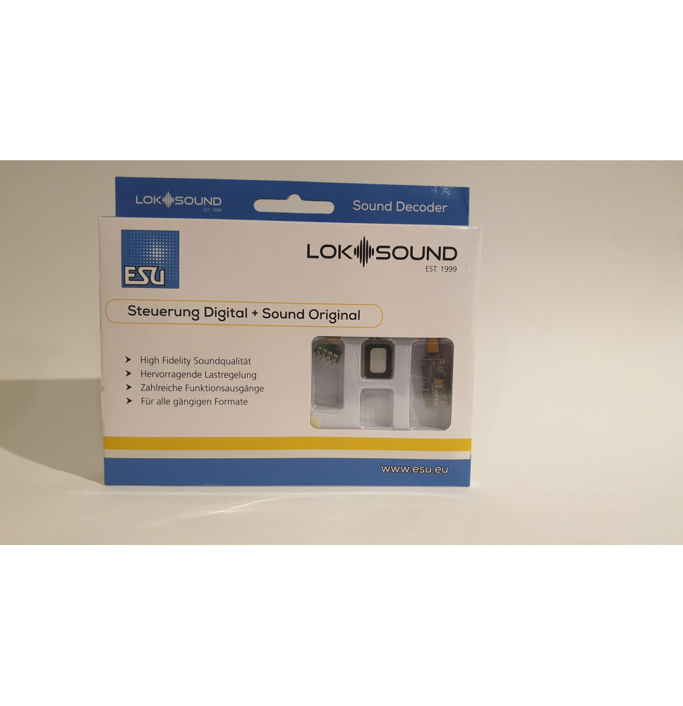 DECODEUR ESU 58810 Loksound micro NEM 652 8 broches