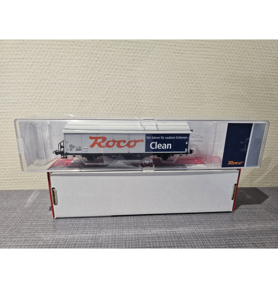 ROCO Wagon Nettoyeur de voie HO Réf 46400